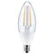 Satco 5 Watt B11, Dusk to Dawn LED, 2700K, Candelabra Base, 120 Volt, 90 CRI, With Photocell S11477 - alternate 1